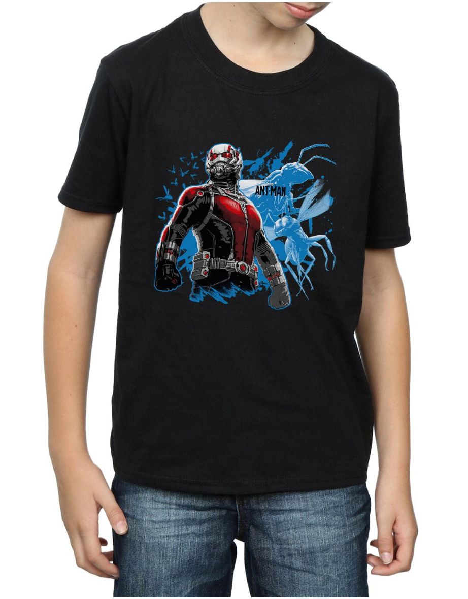 Marvel Boys Ant-Man Standing T-Shirt - Black - 3