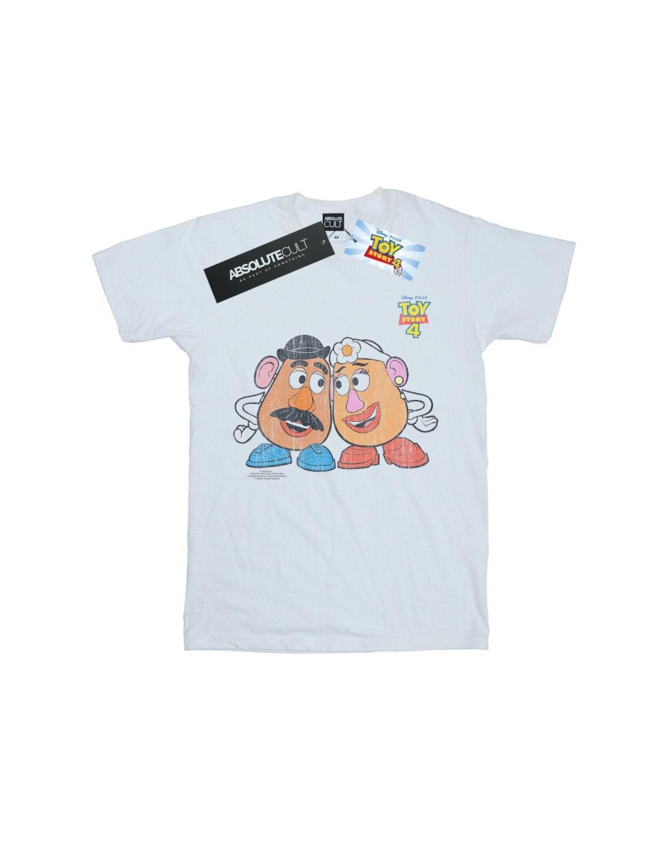 Disney Boys Toy Story 4 Mr And Mrs Potato Head T-Shirt - White - 1