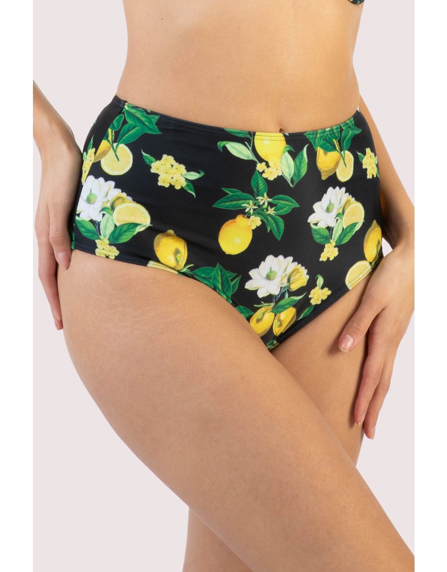 Claudette Lemons High Waisted Bikini Bottom - 1