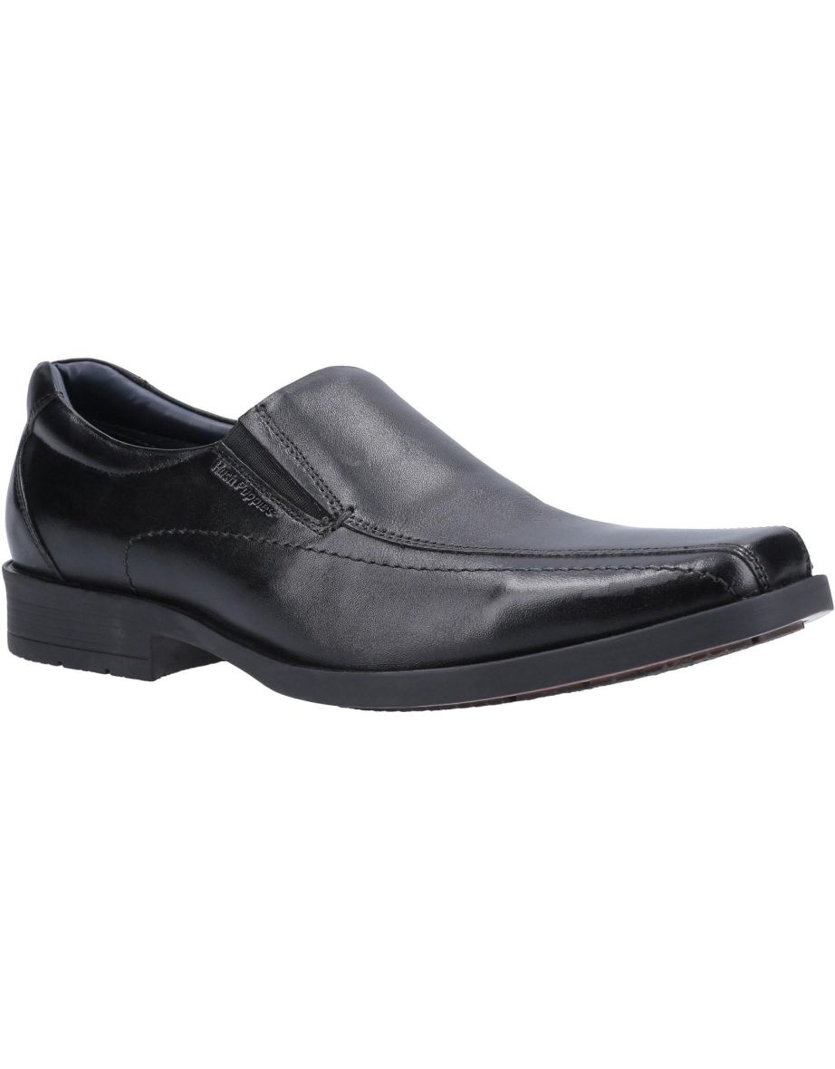 Hush puppies black slip cheap on shoes