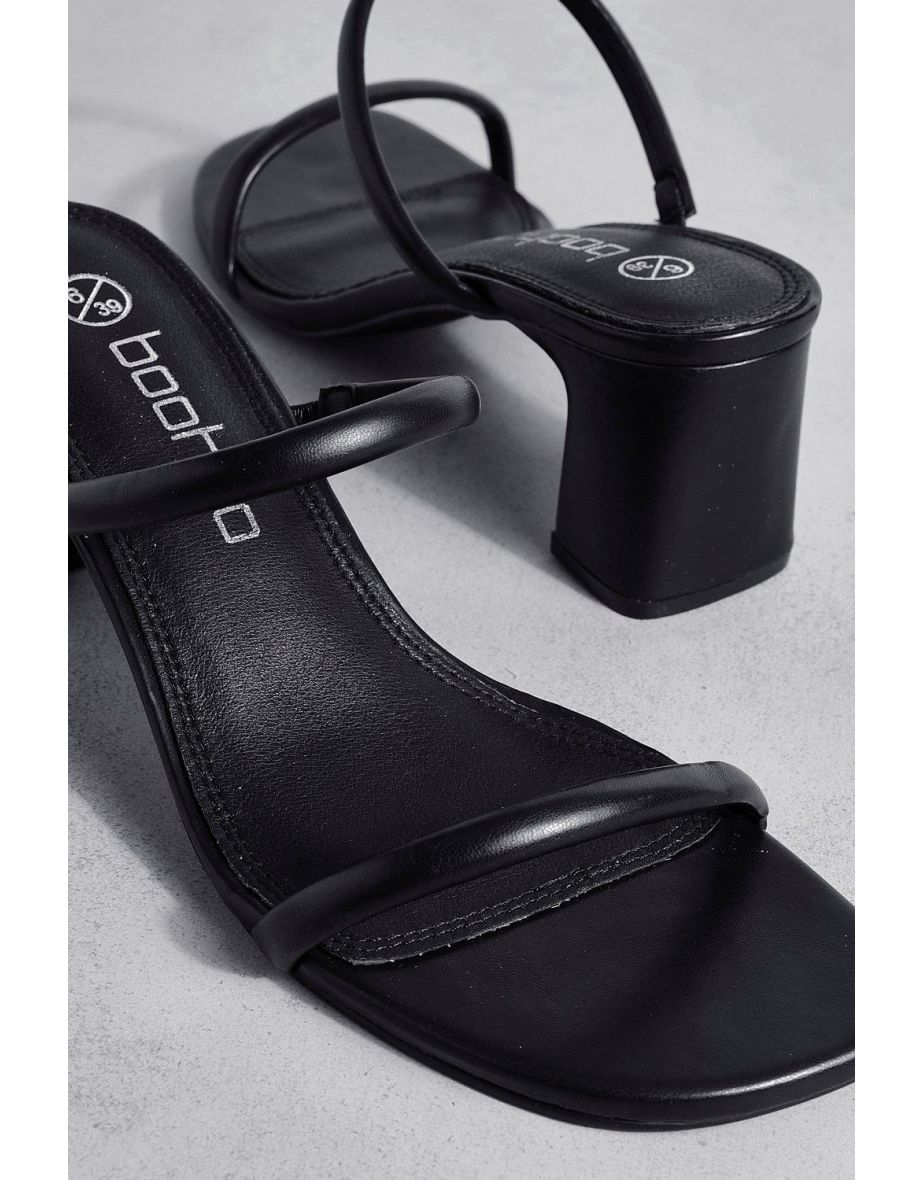 Double Strap Mule - black - 3