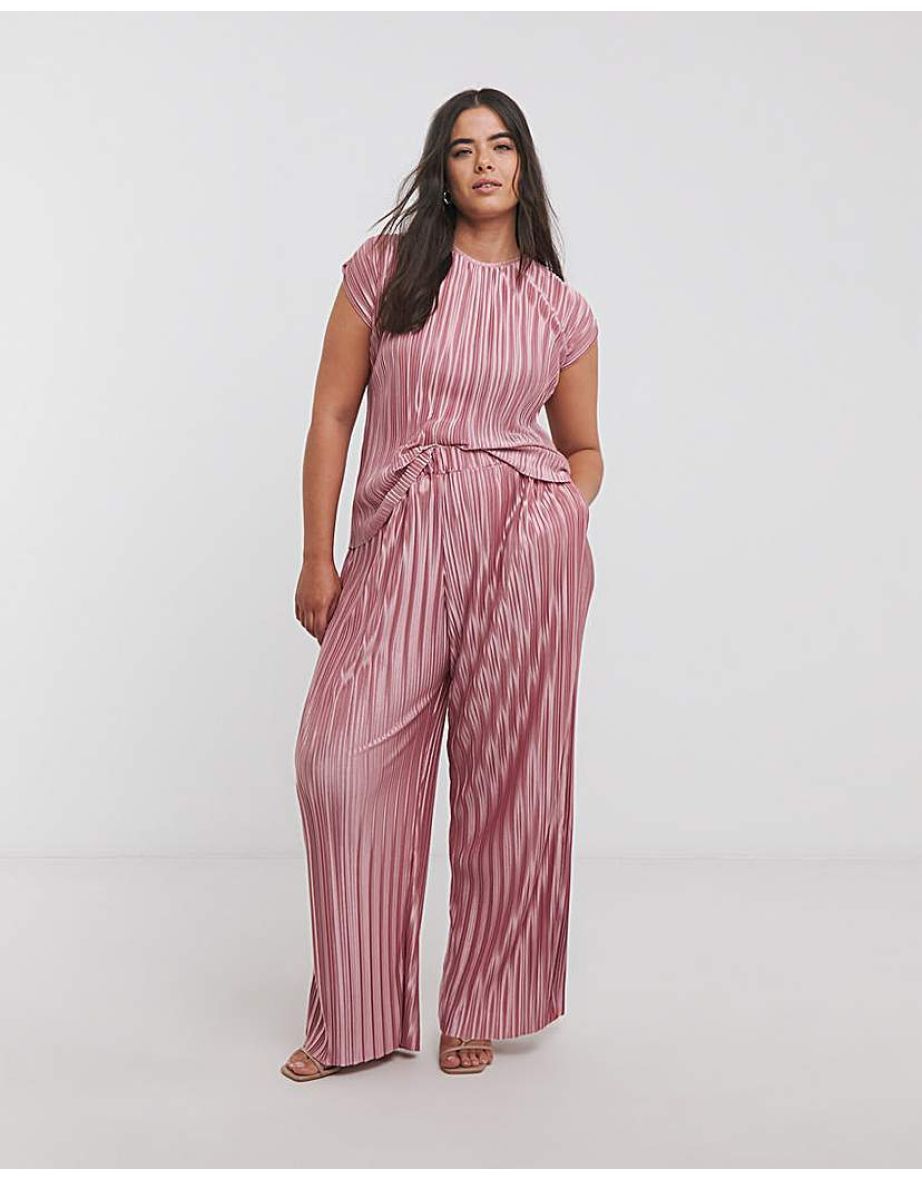 Joanna Hope Plisse Blouse
