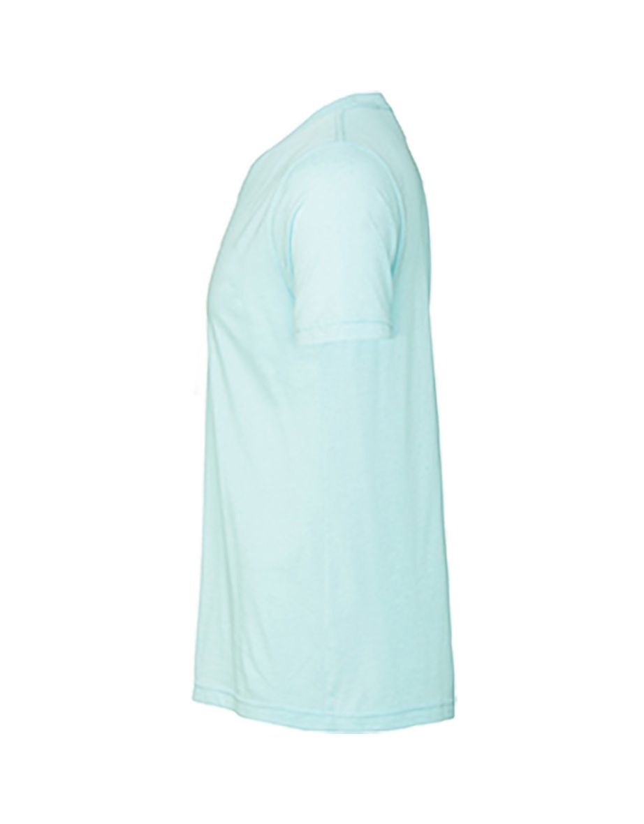 Canvas Unisex Jersey Crew Neck T-Shirt / Mens Short Sleeve T-Shirt - Heather Ice Blue - 2
