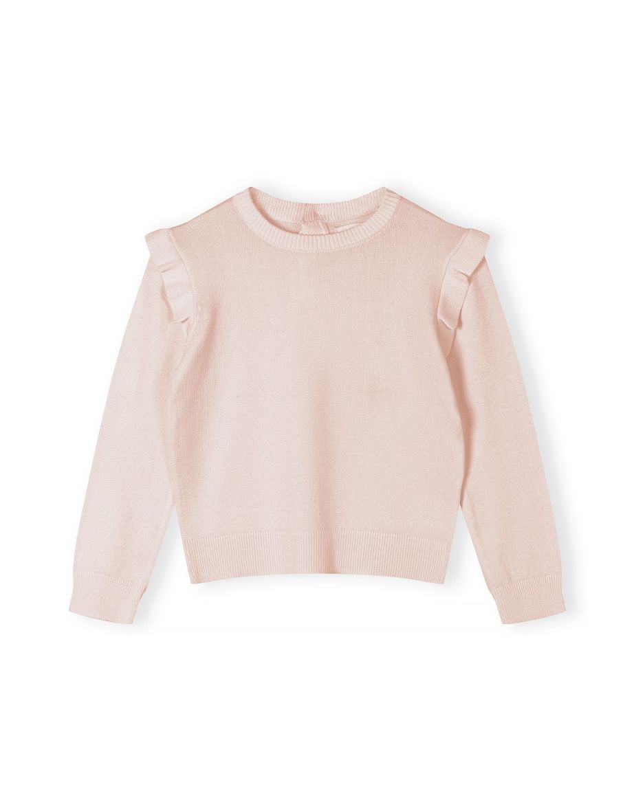 Girls Frill Sleeve Jumper
