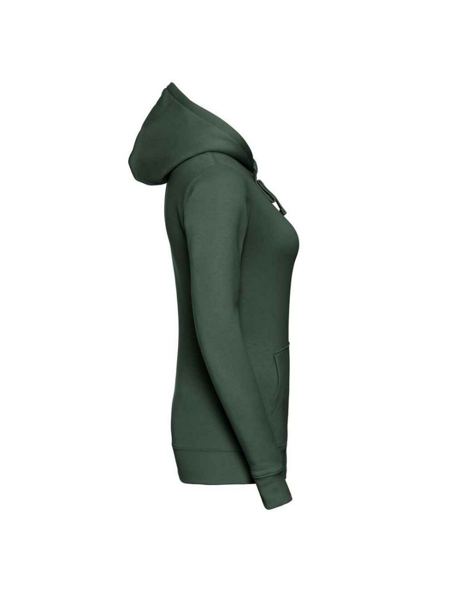 Russell Womens/Ladies Authentic Hoodie - Bottle Green - 2