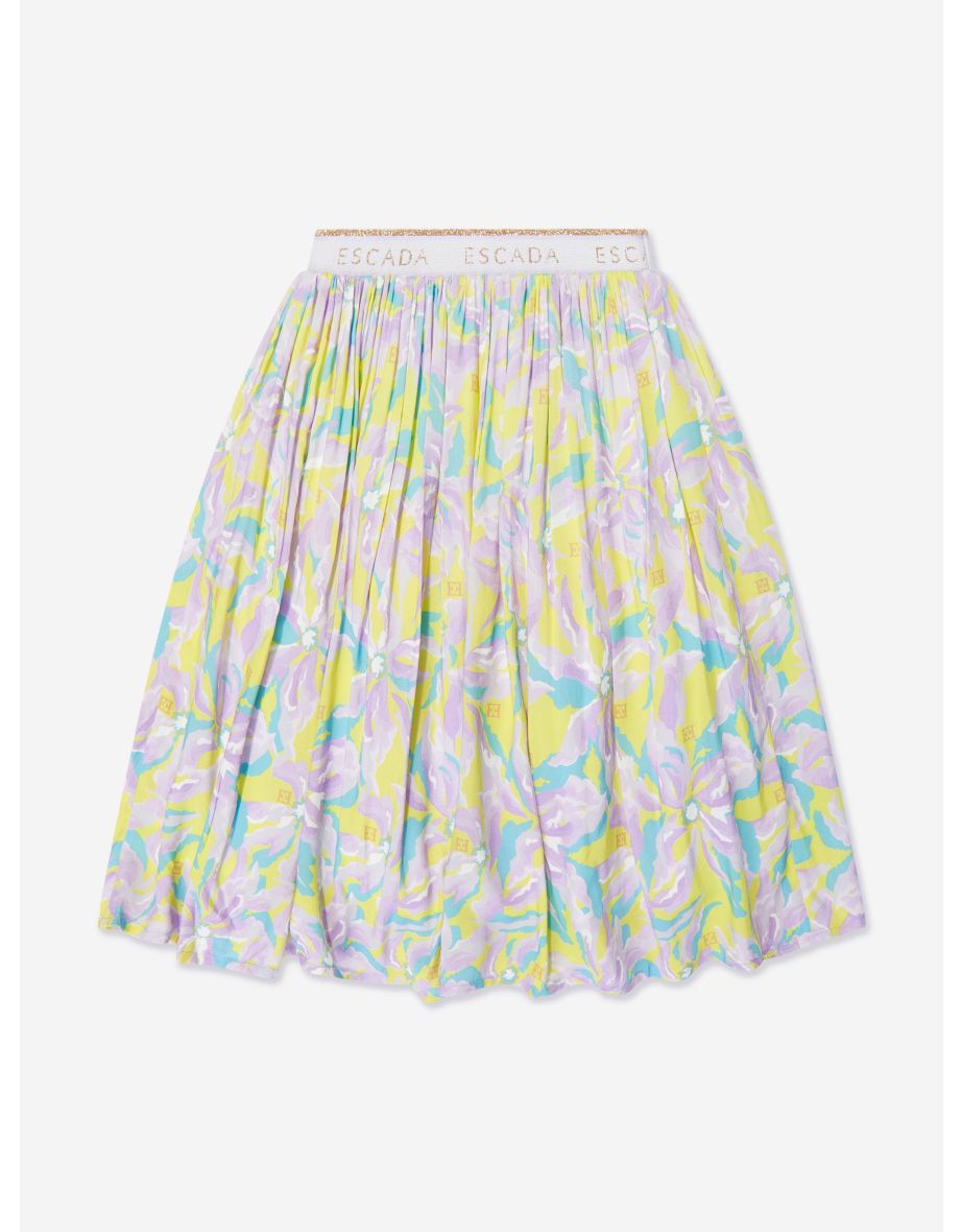Girls Floral Skirt in Multicolour