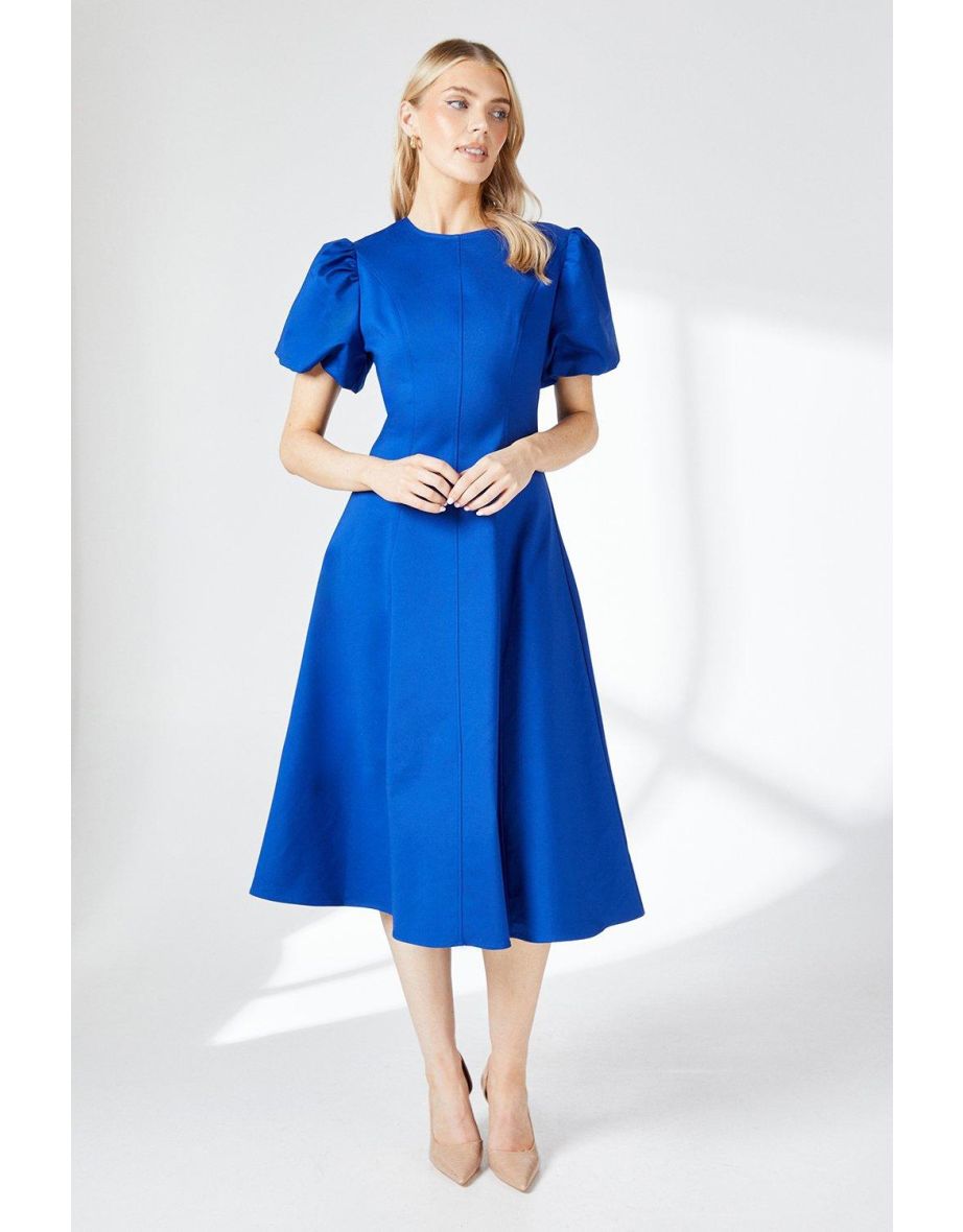 Principles by Debenhams Blue A-Line Midi Evening Dress