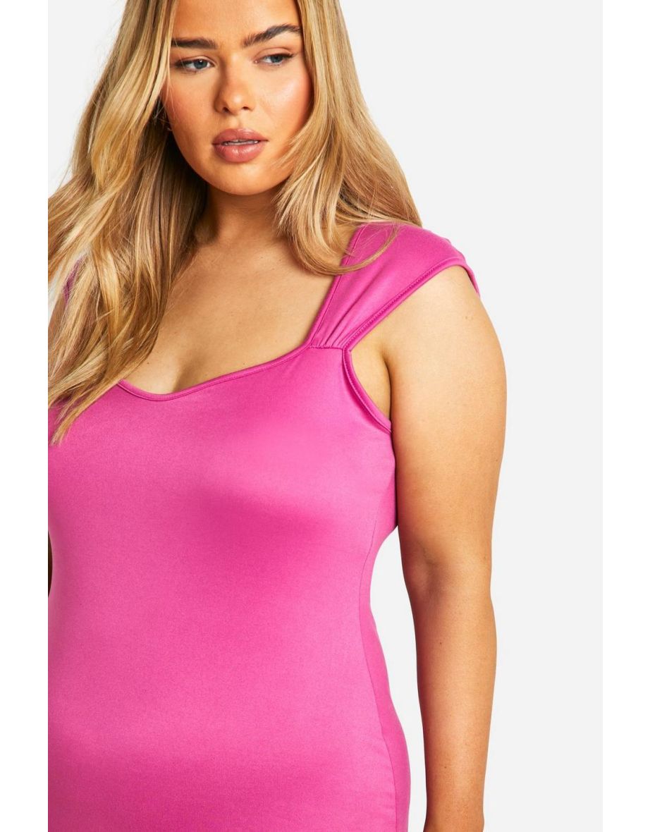Plus Super Soft Cap Sleeve Maxi Dress - 3