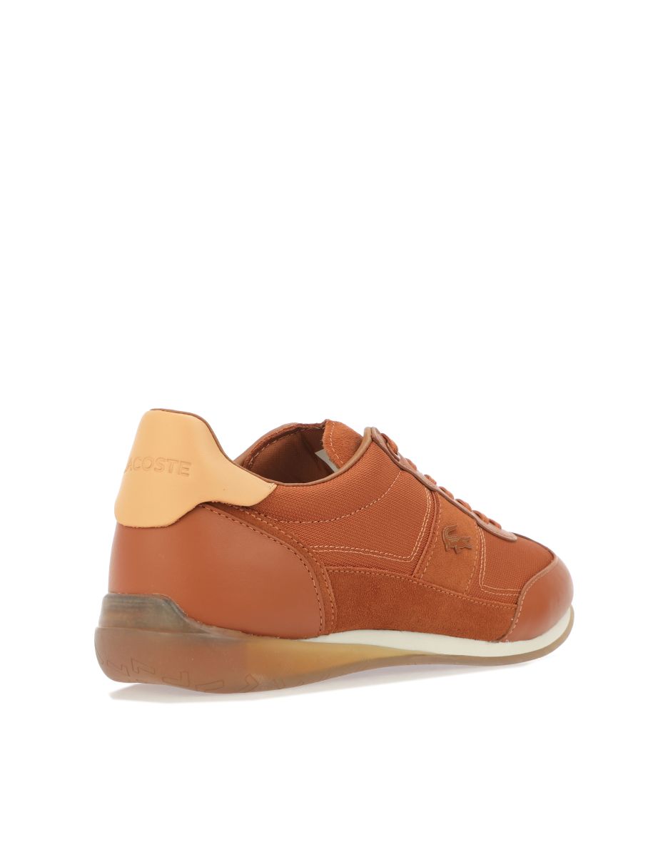 Men's Lacoste Angular Trainers in Brown - 2
