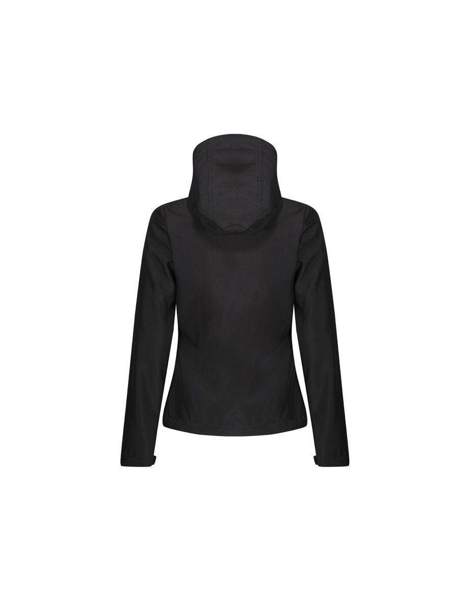 Regatta Womens/Ladies Venturer 3 Layer Membrane Soft Shell Jacket - Black - 2