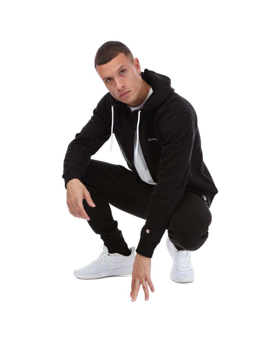 Men's Champion Hooded Tracksuit in Black - 3