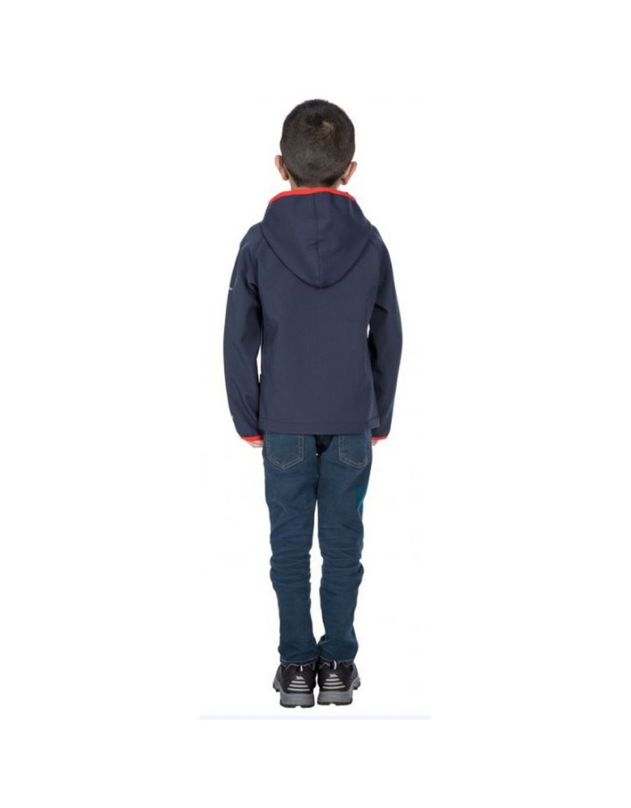 Trespass Childrens/Kids Kian Softshell Jacket - Navy - 3