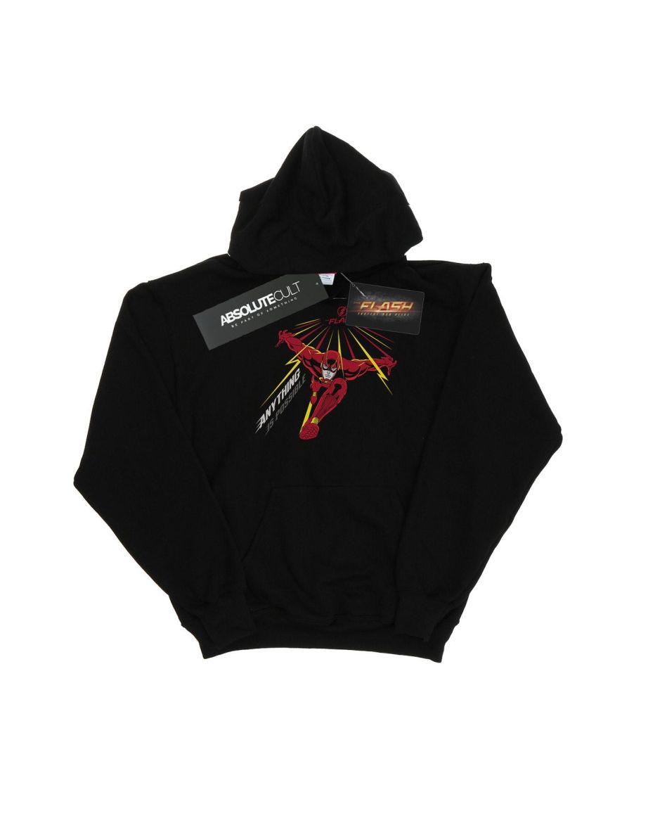 DC Comics Girls The Flash Anything Is Possible Hoodie - Black