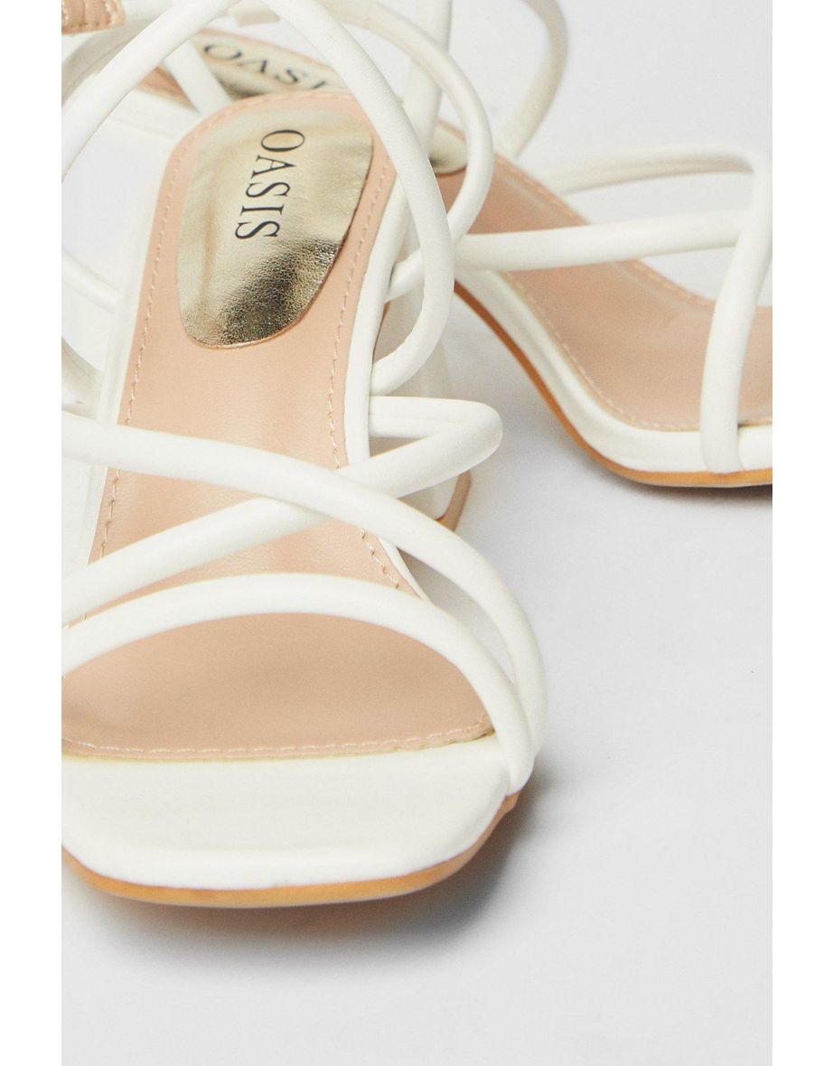 Mollies Strappy Block Heeled Sandals - 3