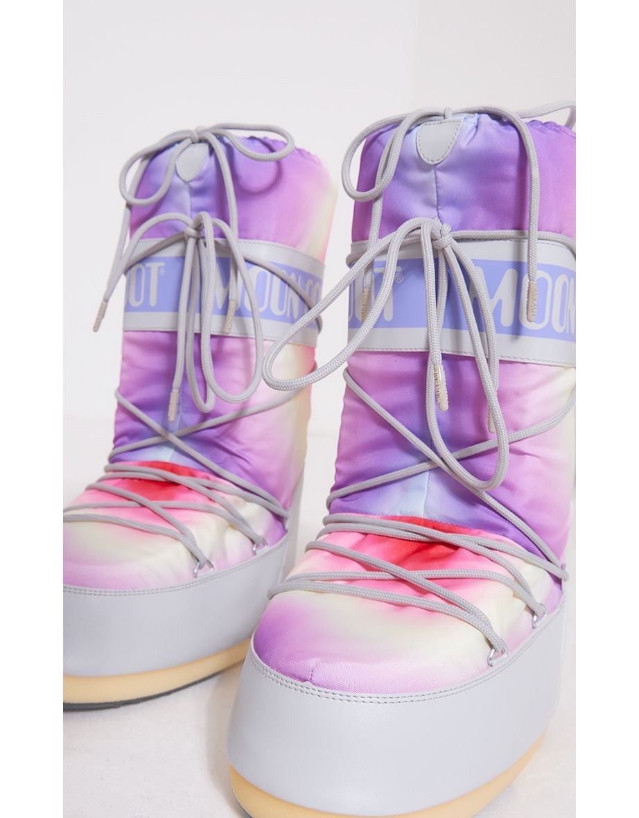 Grey Moon Boot Icon Tie Dye - 3