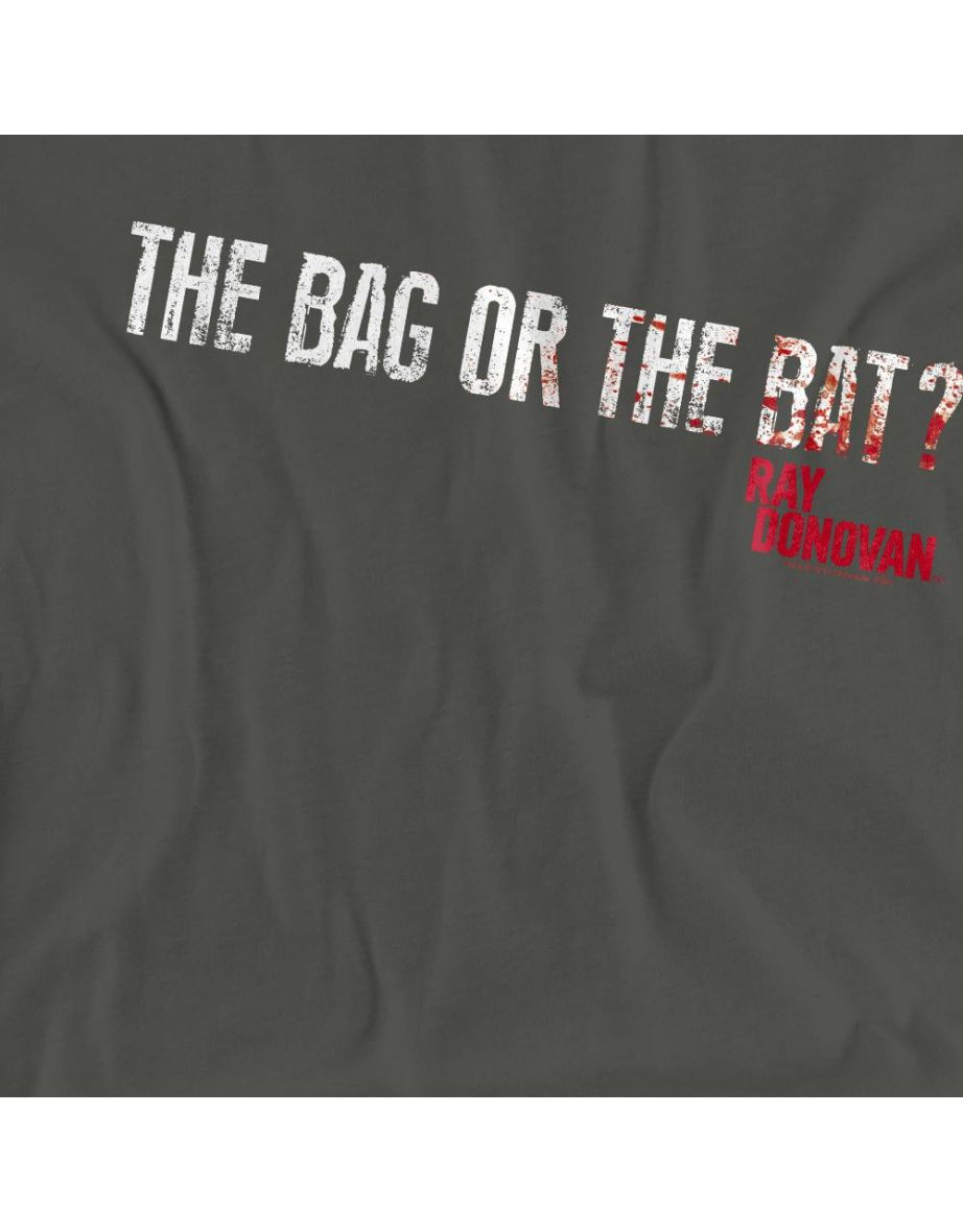 Ray Donovan Unisex Adult Bag Or Bat T-Shirt - Charcoal - 3