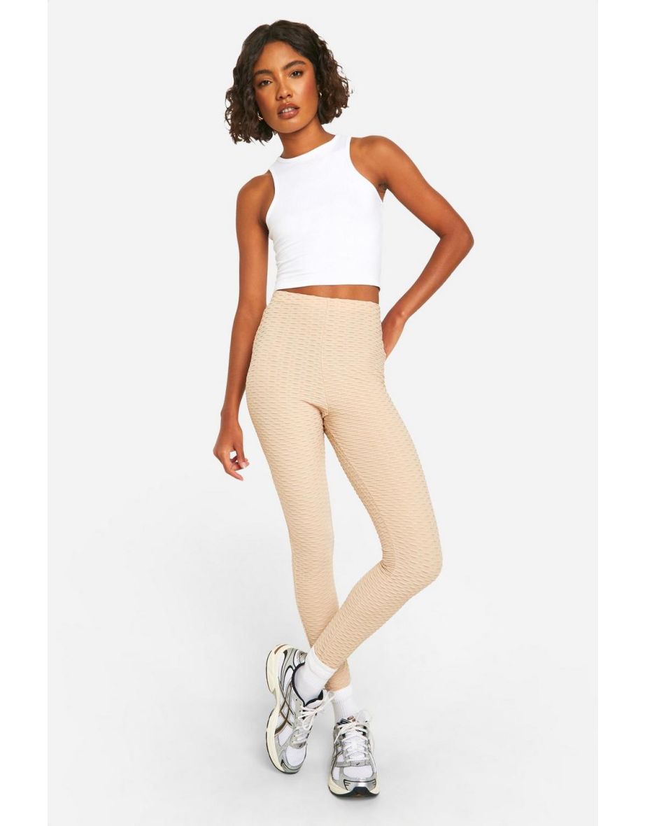 Tall Honeycomb Legging - taupe