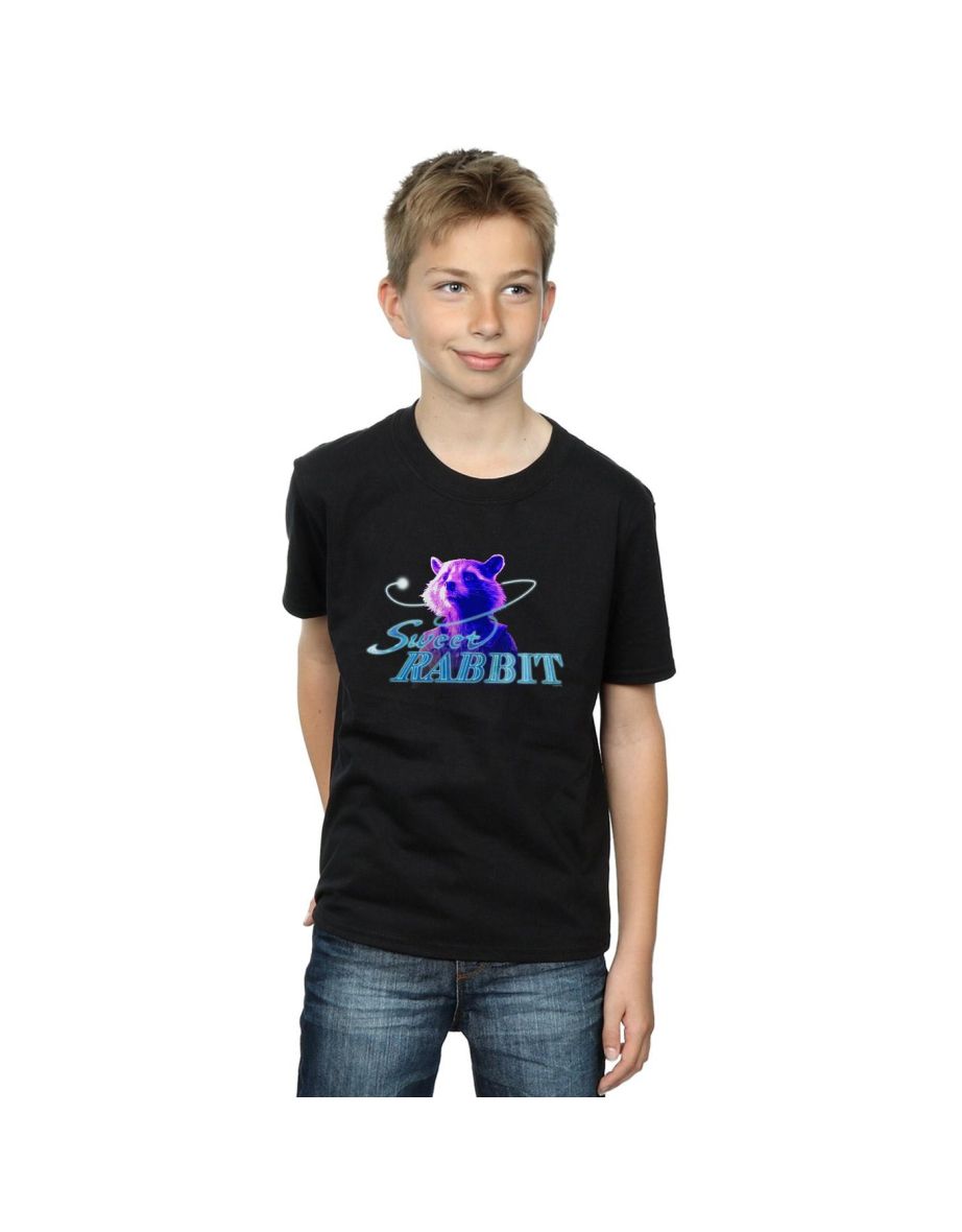 Marvel Boys Avengers Infinity War Sweet Rabbit T-Shirt - Black