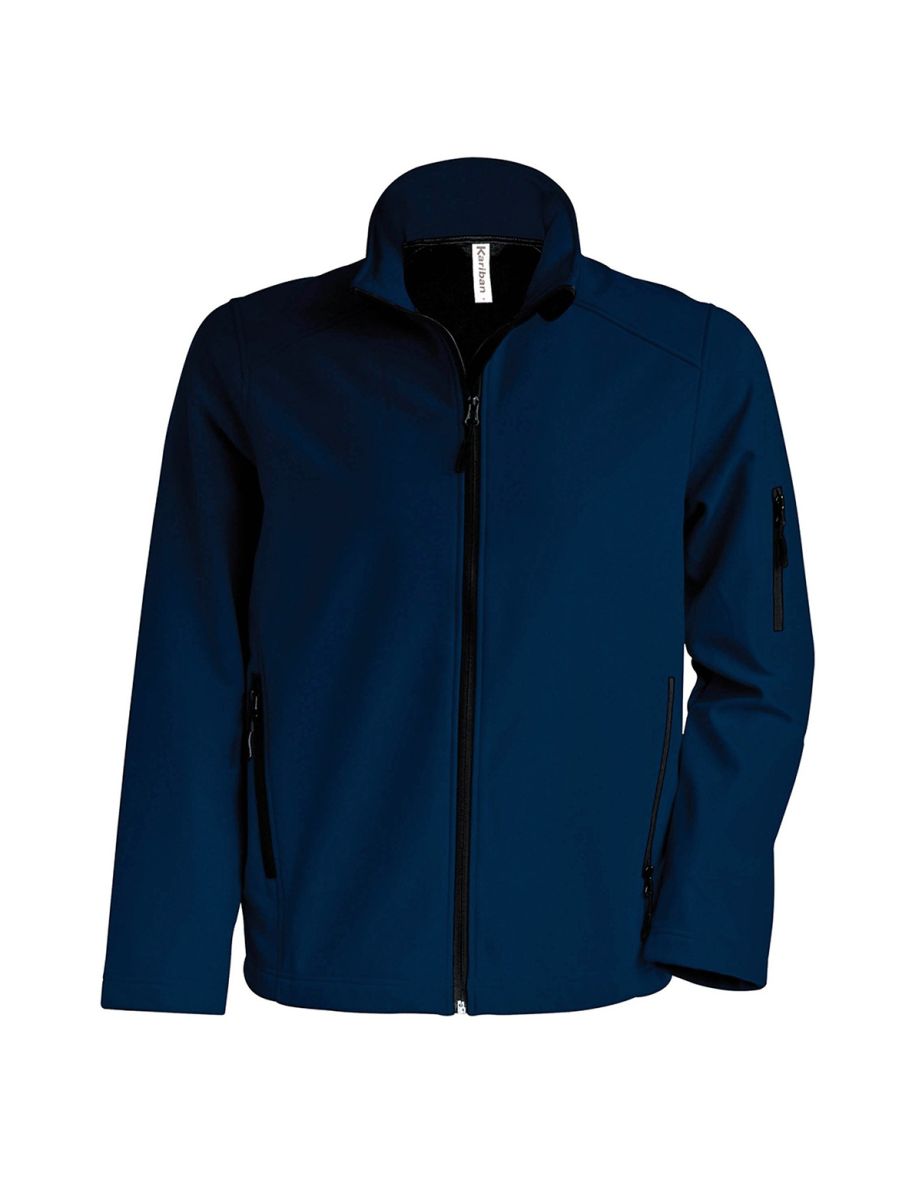 Kariban Mens Contemporary Softshell 3 Layer Performance Jacket - Navy