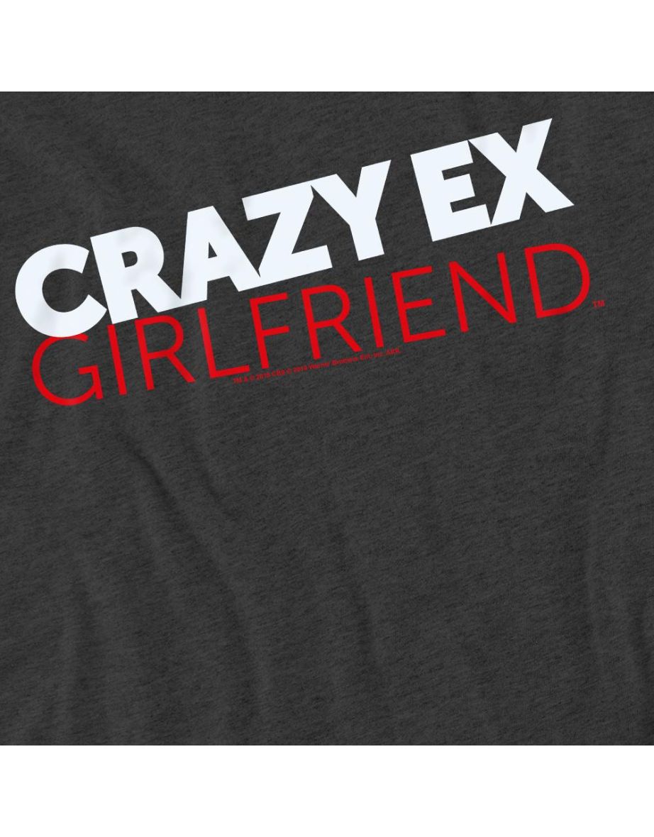 Crazy Ex-Girlfriend Unisex Adult Logo T-Shirt - Charcoal - 3