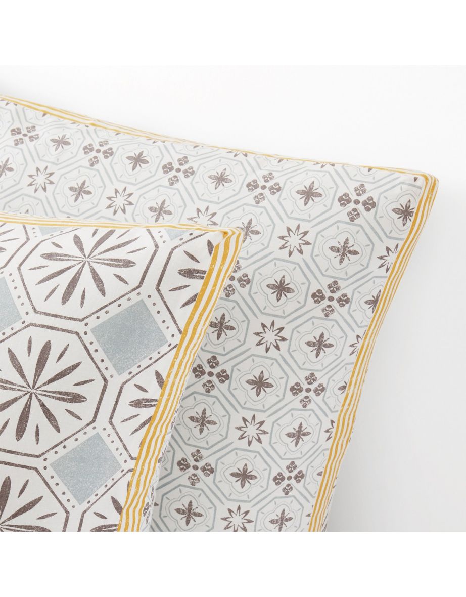 SALERNES Printed Cotton Pillowcase - 3