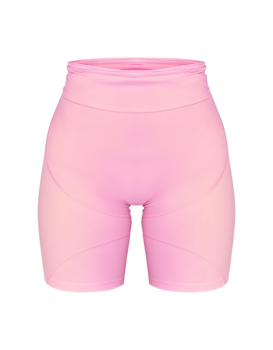 PLT SPORT Fuchsia Sculpt Luxe Panel Detail Shorts - 5