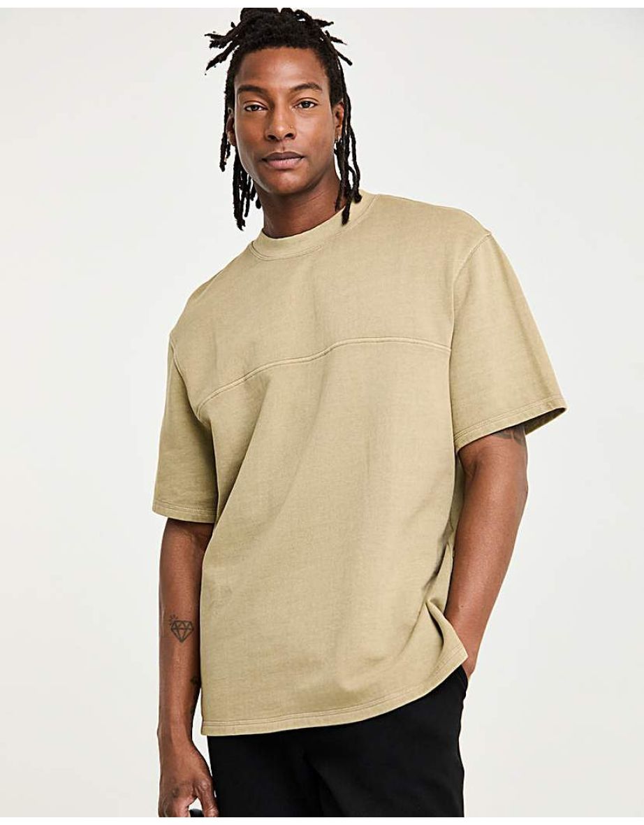 Relaxed Fit Seam Detail T-shirt