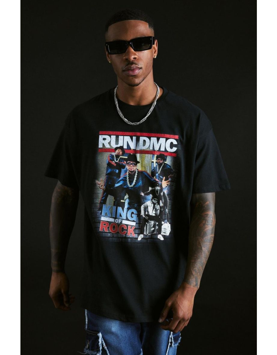 Oversized Run Dmc License T-shirt - black