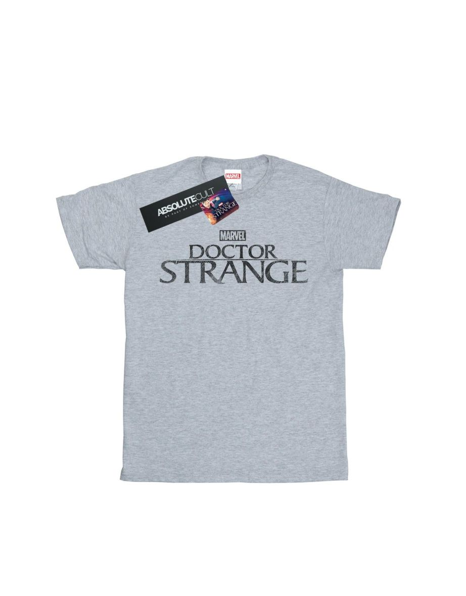 Marvel Girls Doctor Strange Logo Cotton T-Shirt - Sports Grey - 3