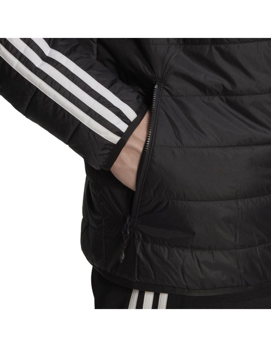 Men's adidas Originals Padded Hooded Puffer Jacket in Black - 7