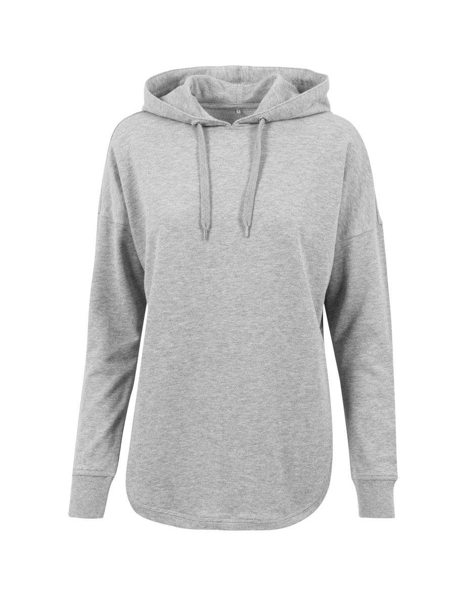 Womens/Ladies Oversized Hoodie - Grey