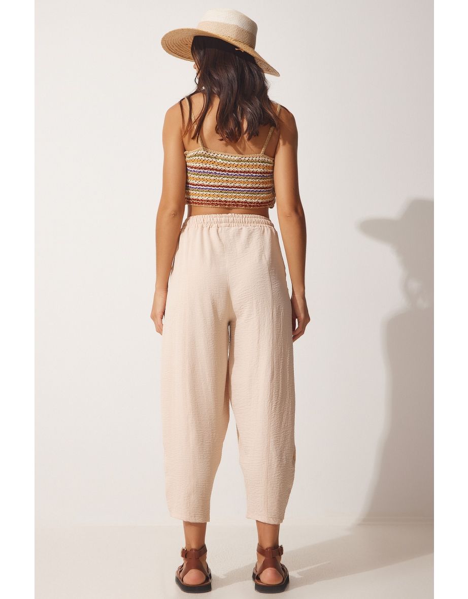 Pants - Navy blue - Carrot pants - 5