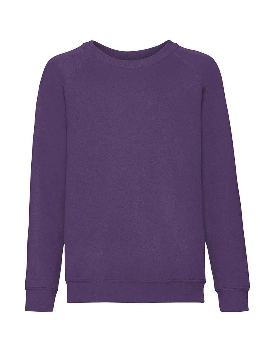 Fruit of the loom purple sweatshirt hotsell