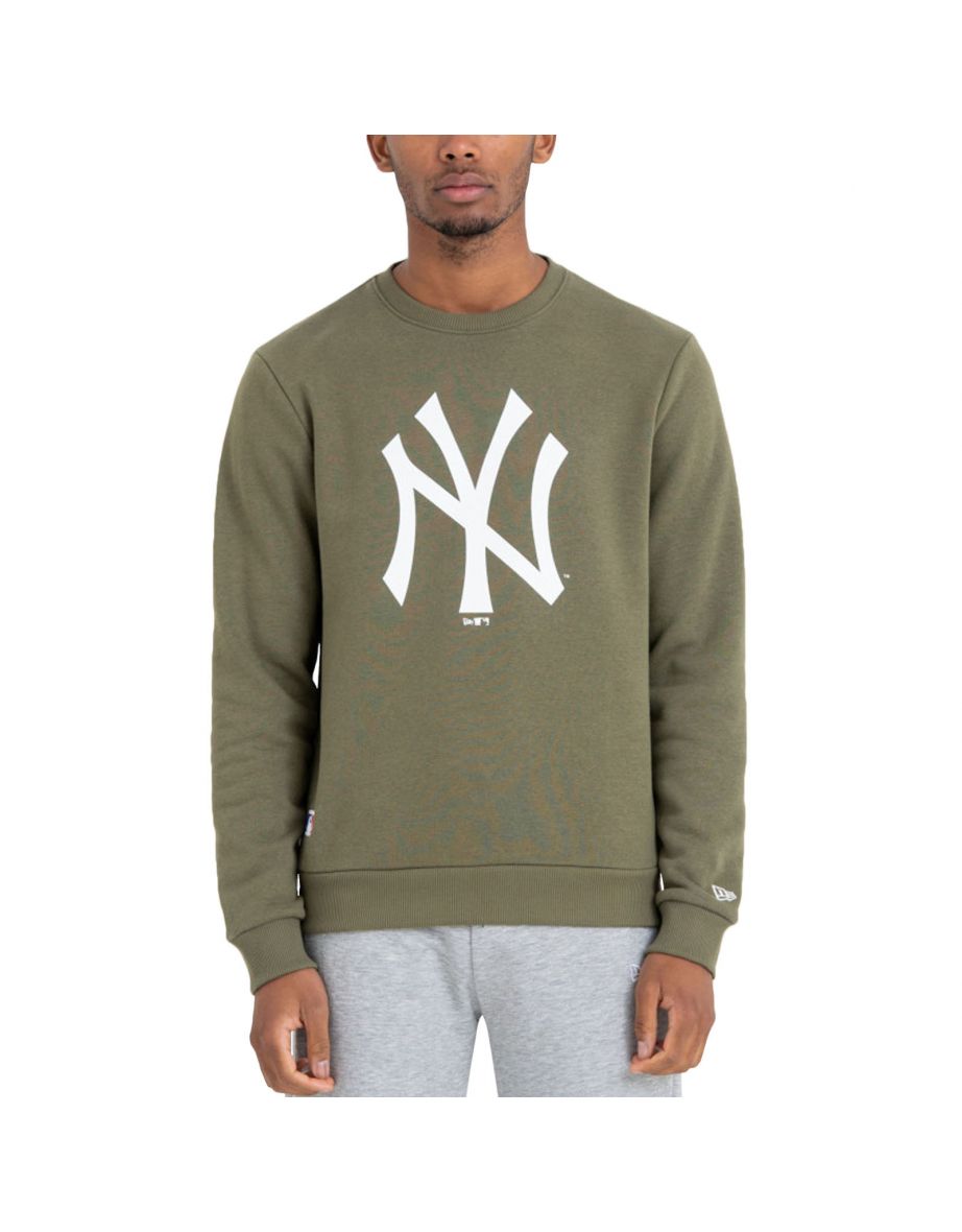 New era MLB Logo Crew Neck Sweatshirt Grey