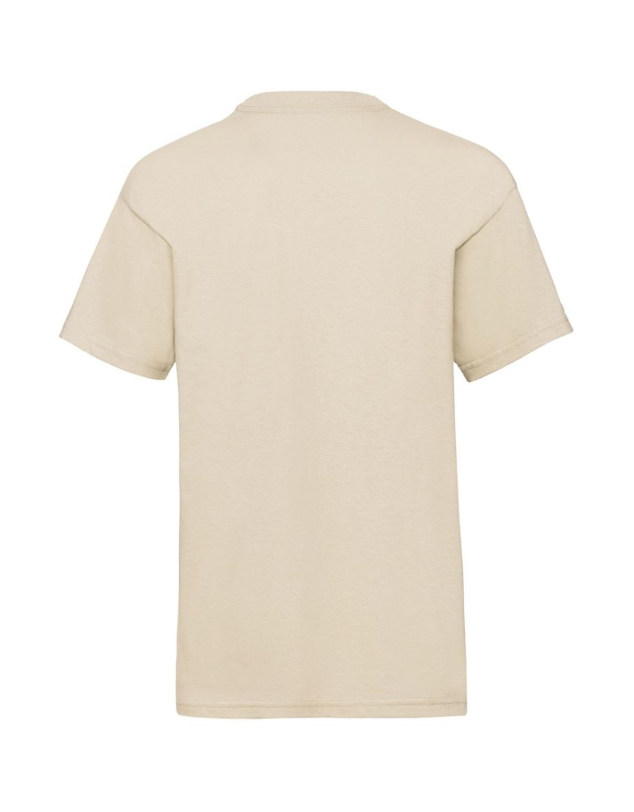 Fruit Of The Loom Childrens/Kids Unisex Valueweight Short Sleeve T-Shirt - Natural - 1