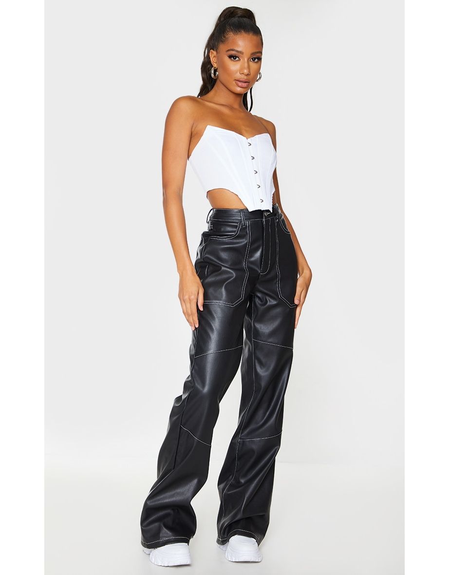 Wide Leg Trousers | Inc Black, High Waisted & White | Femme Luxe UK