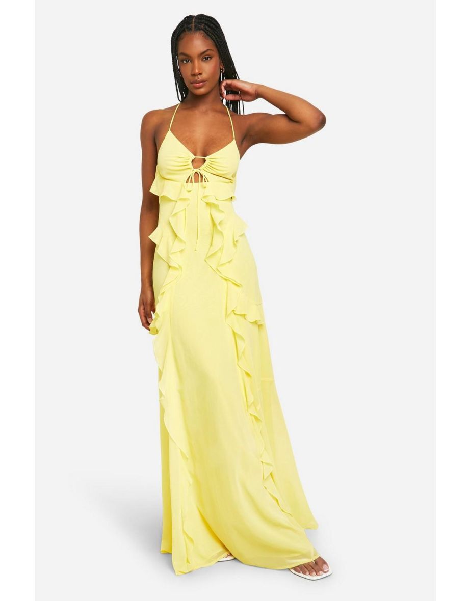 Maxi lemon dress best sale