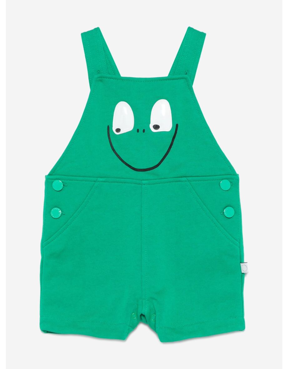 Baby Boys Frog Dungarees in Green