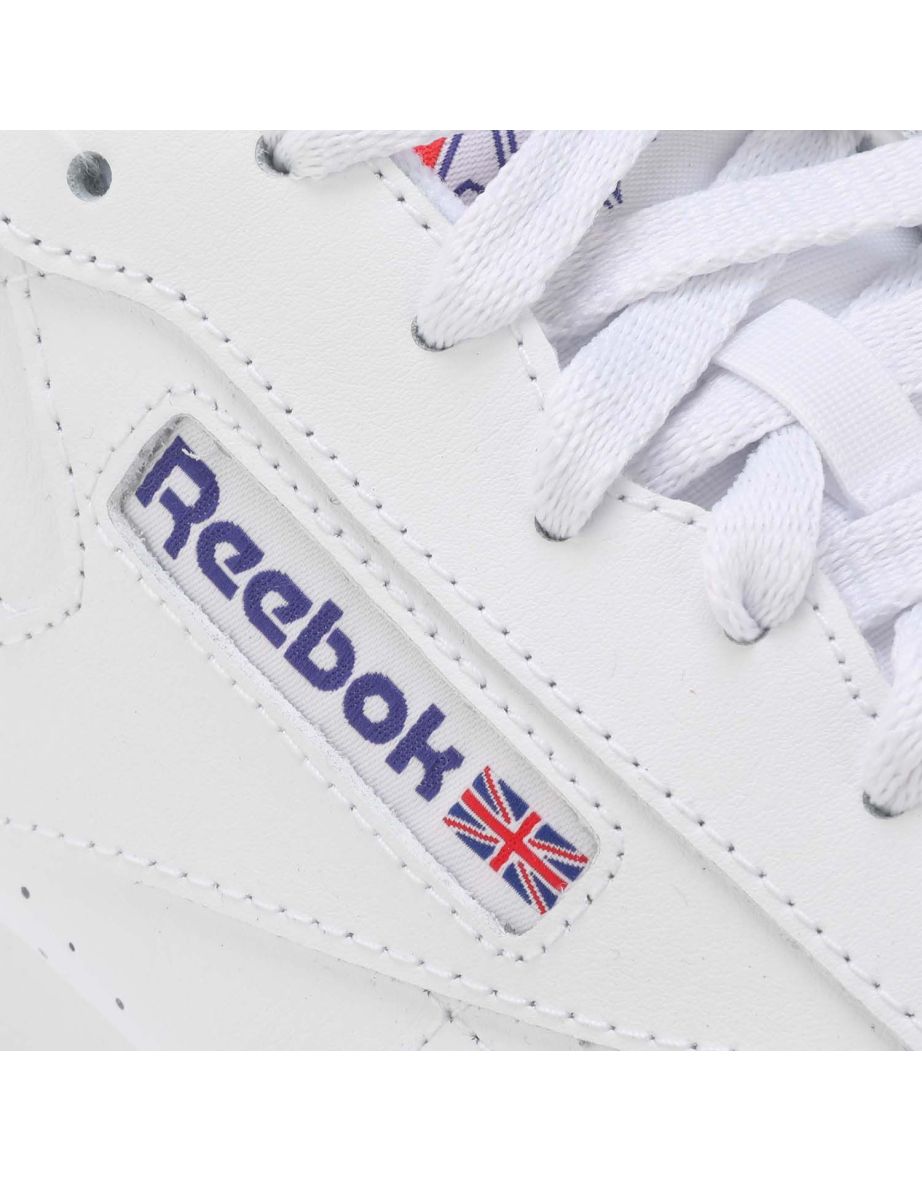 Men's Reebok Classics Ex-O-Fit Lo Clean Logo Intense Trainers in White - 4