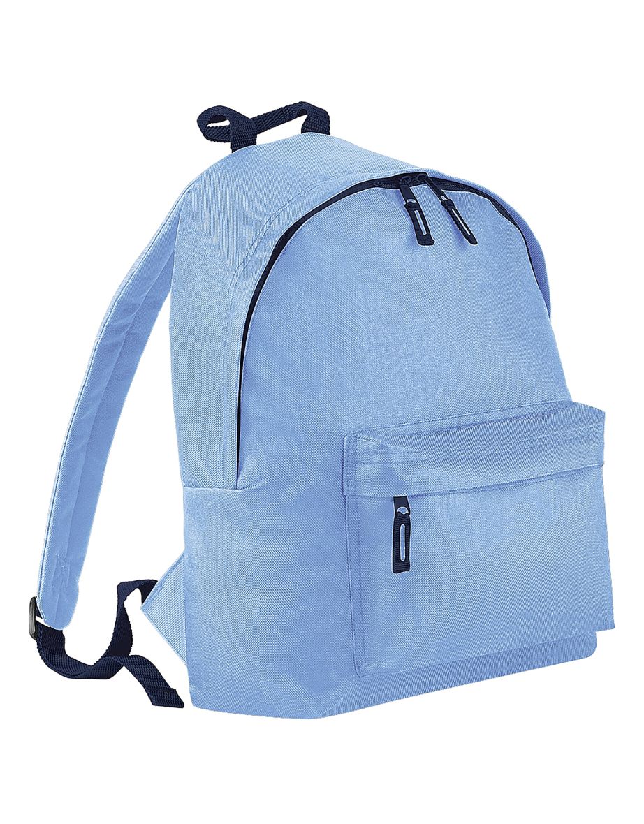 Bagbase Fashion Backpack / Rucksack (18 Litres) (Pack of 2) - Sky Blue/French Navy
