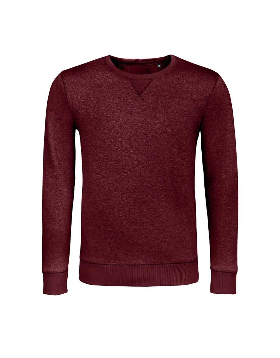 Sols Unisex Adults Sully Sweatshirt - Heather Oxblood