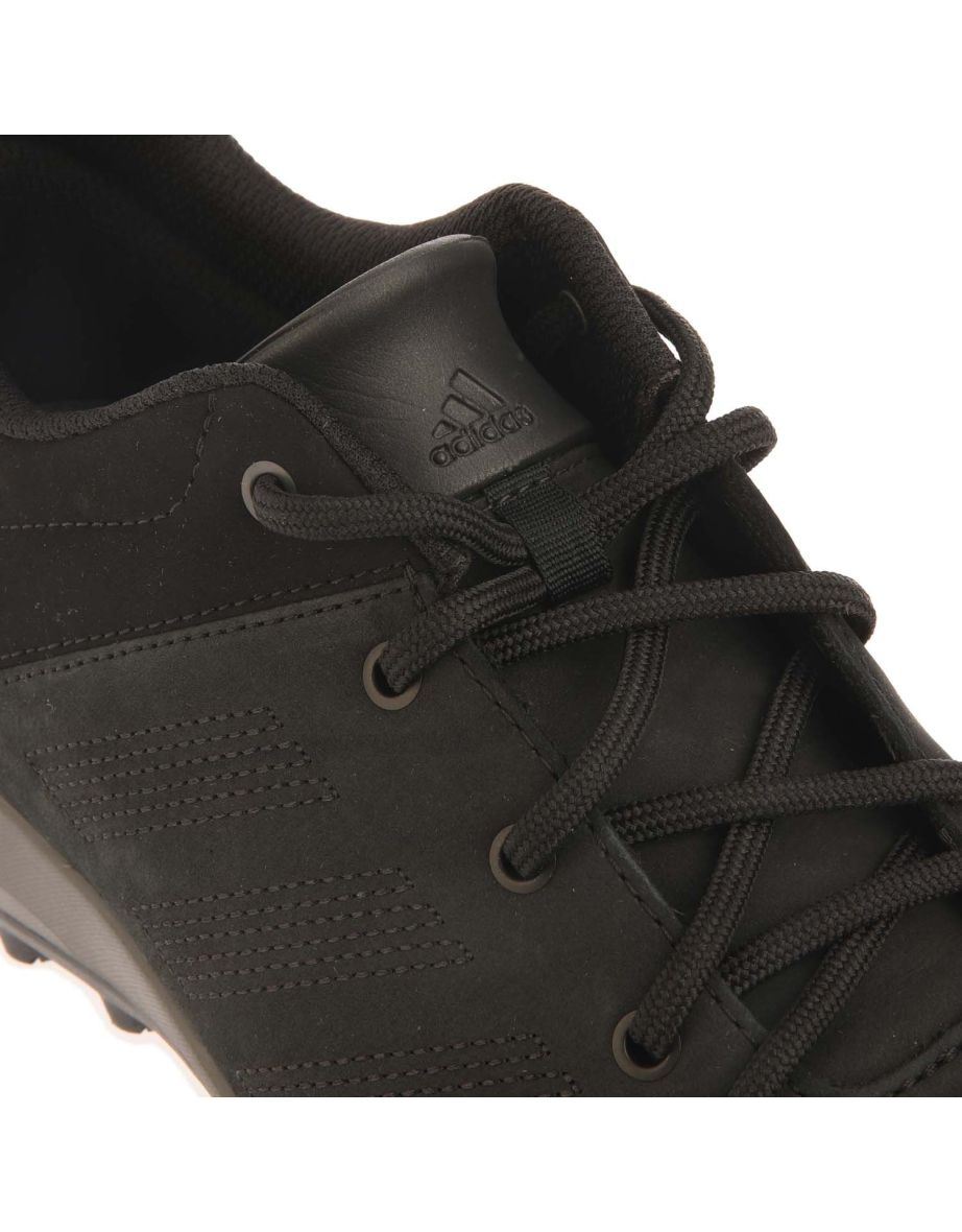 Men's adidas Daroga Plus Leather Trainers in Black - 4
