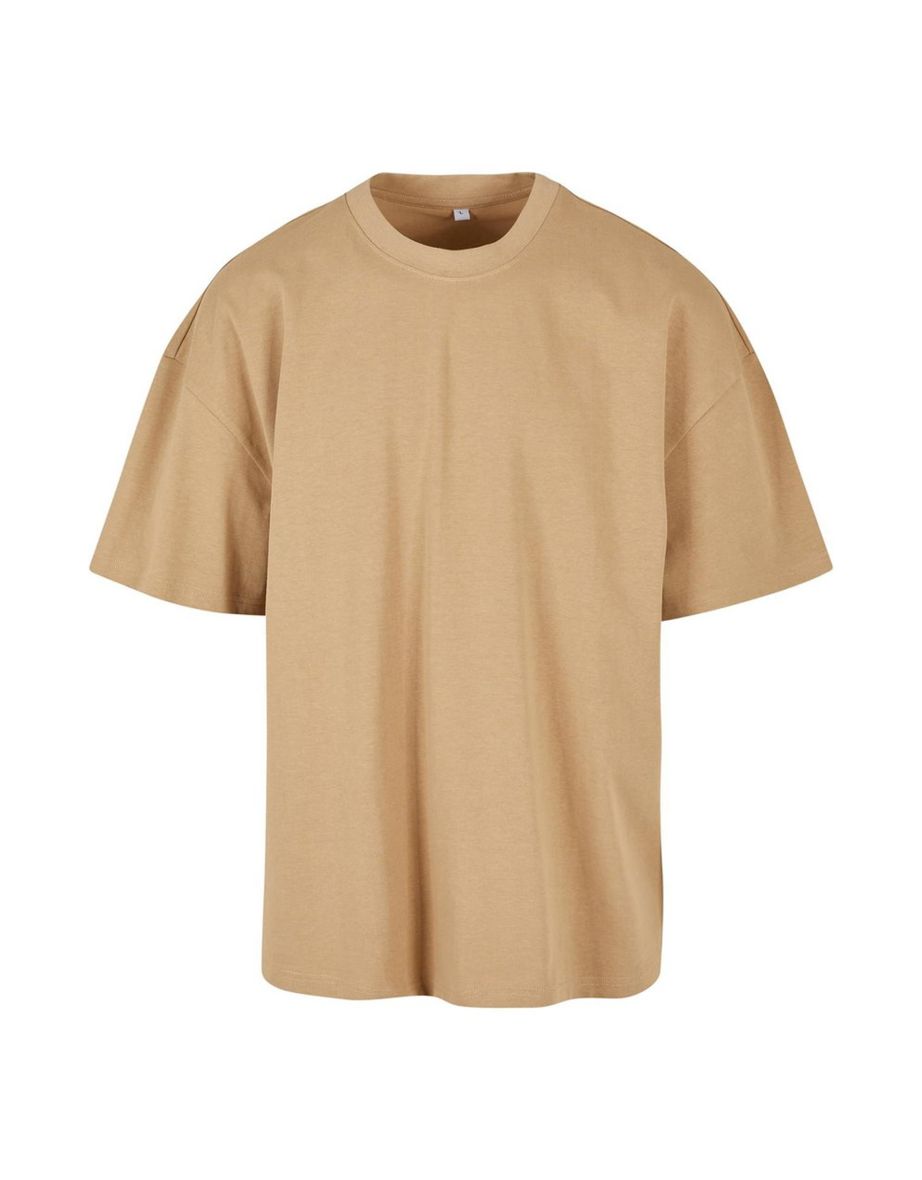 Mens Plain Ultra Heavyweight T-Shirt - Union Beige