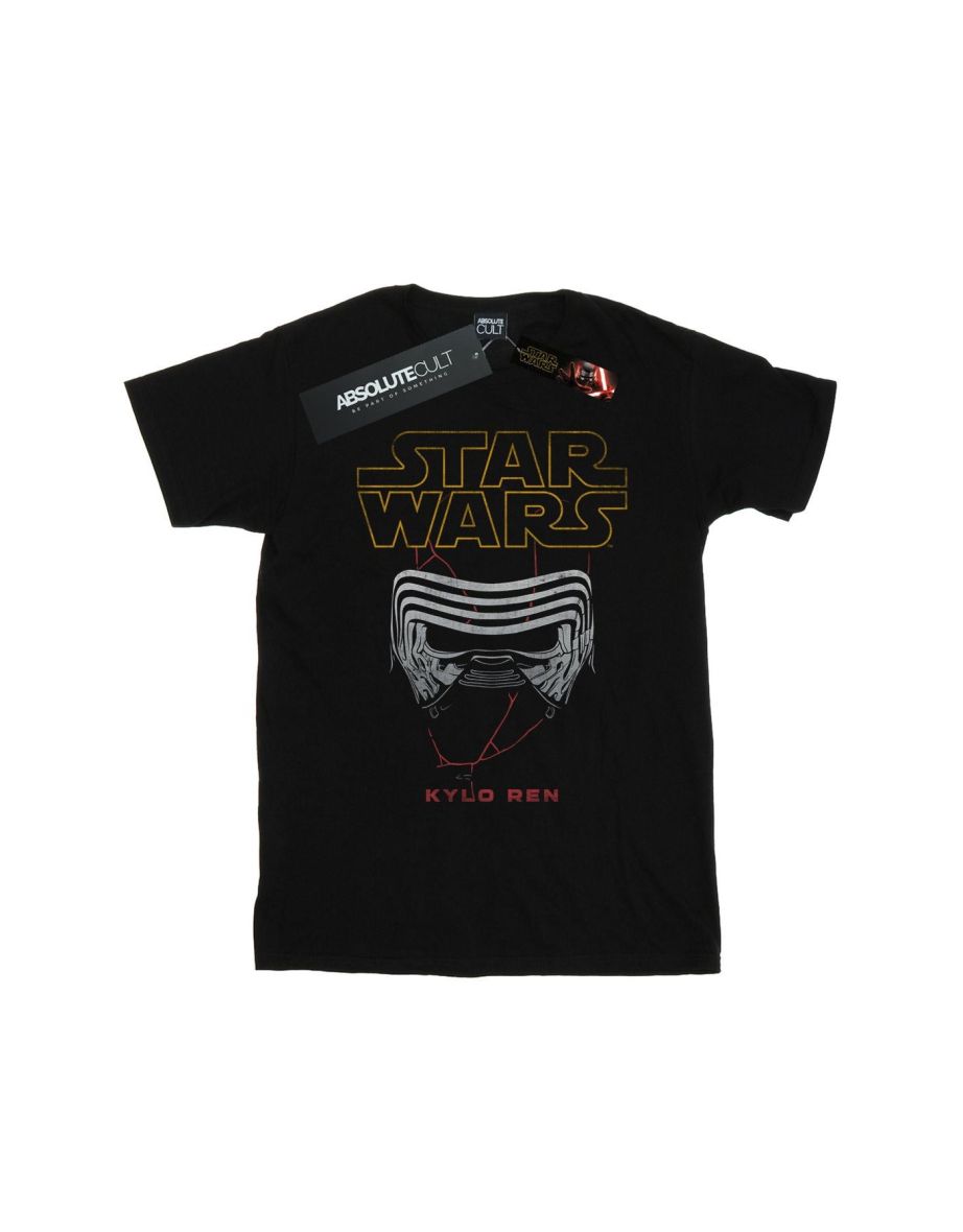 Star Wars: The Rise of Skywalker Boys Kylo Helmet T-Shirt - Black
