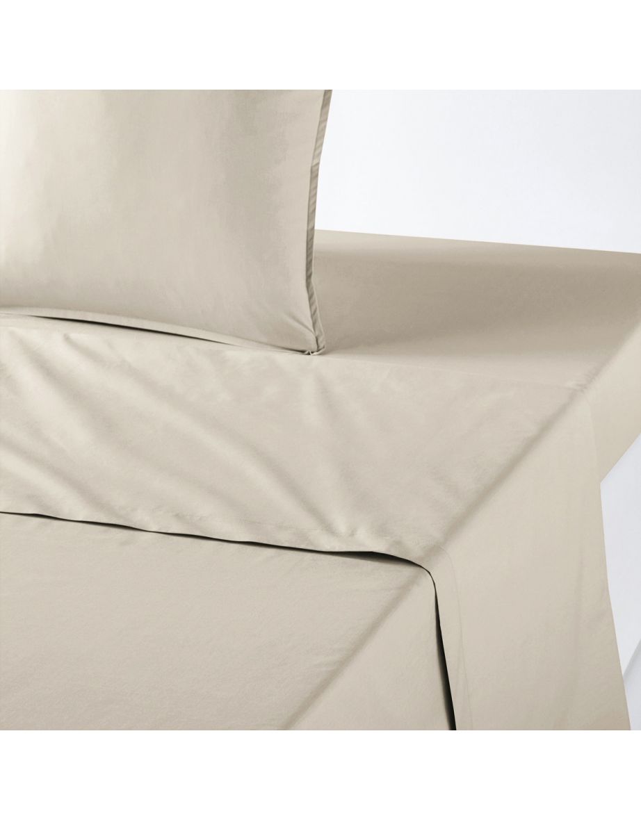 Organic Cotton Percale Flat Sheet - 1