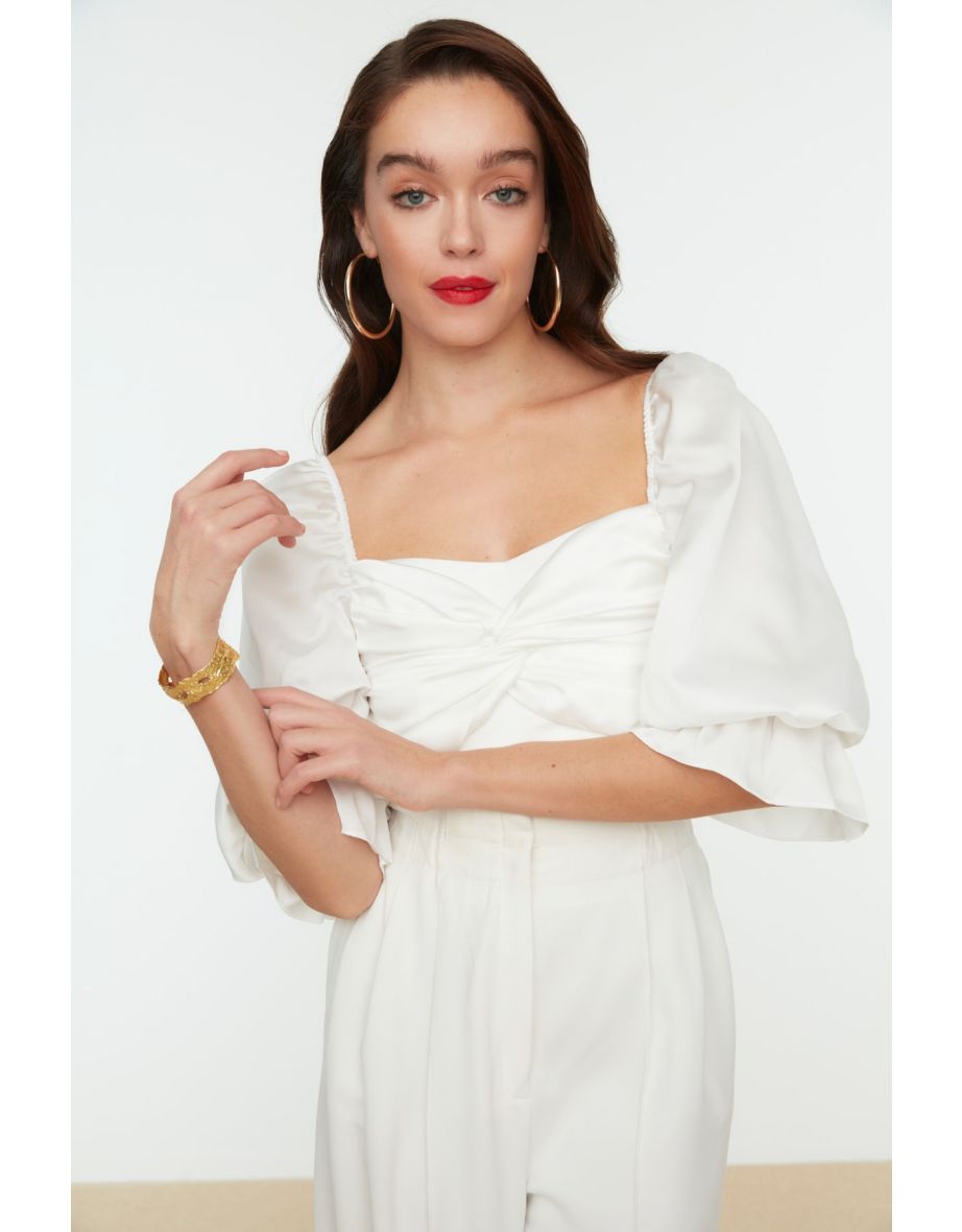 Blouse - White - Regular fit