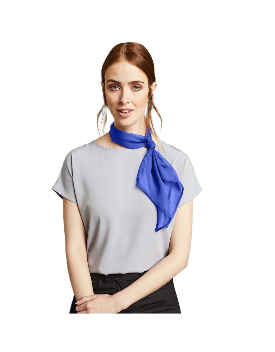 Premier Ladies/Womens Work Chiffon Formal Scarf - Royal - 1