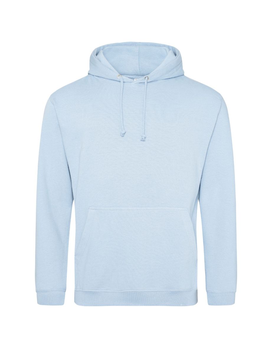 Awdis Unisex Adult College Hoodie - Sky Blue