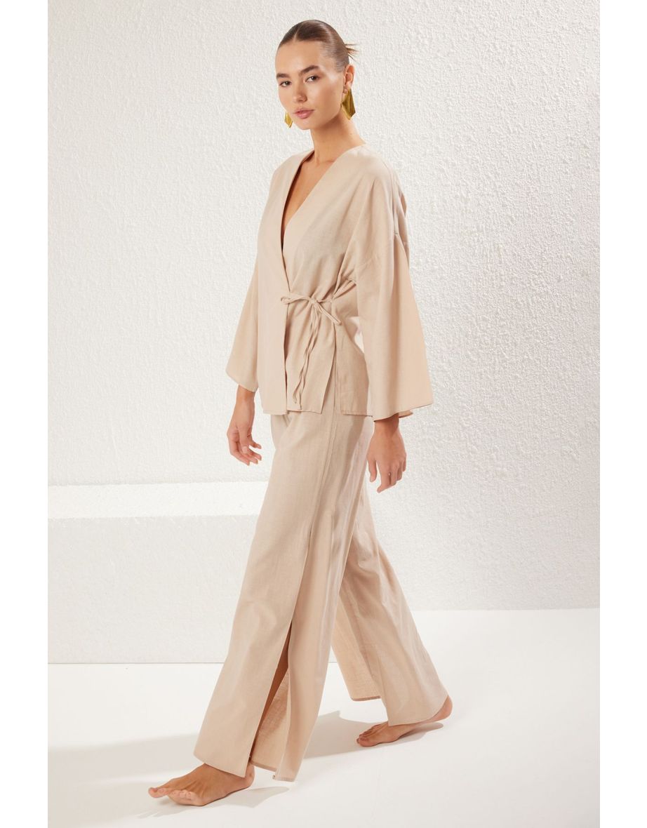 Beige*005 Plain Weave 100% Cotton