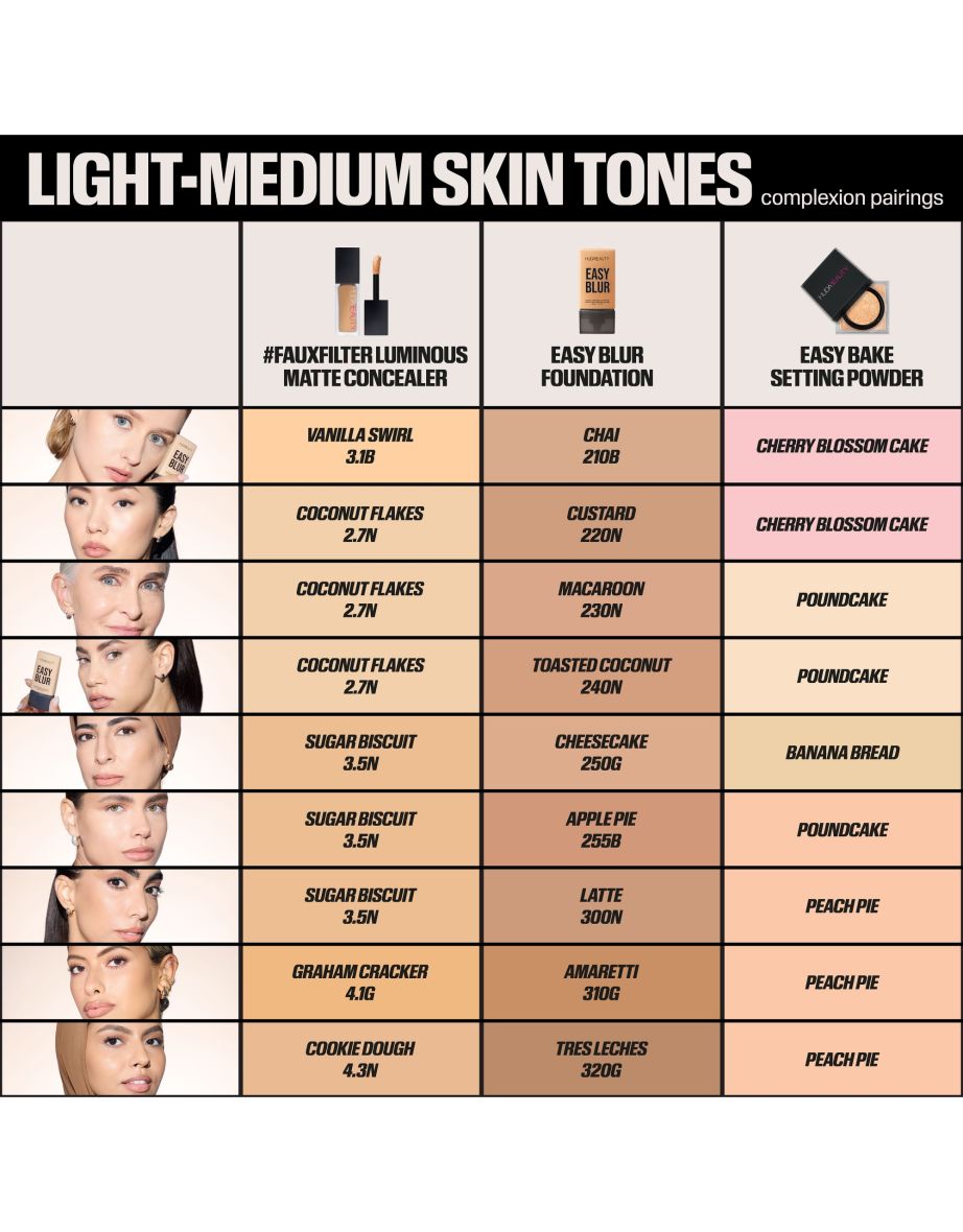 Huda Beauty Easy Blur Foundation Latte 300N - 4